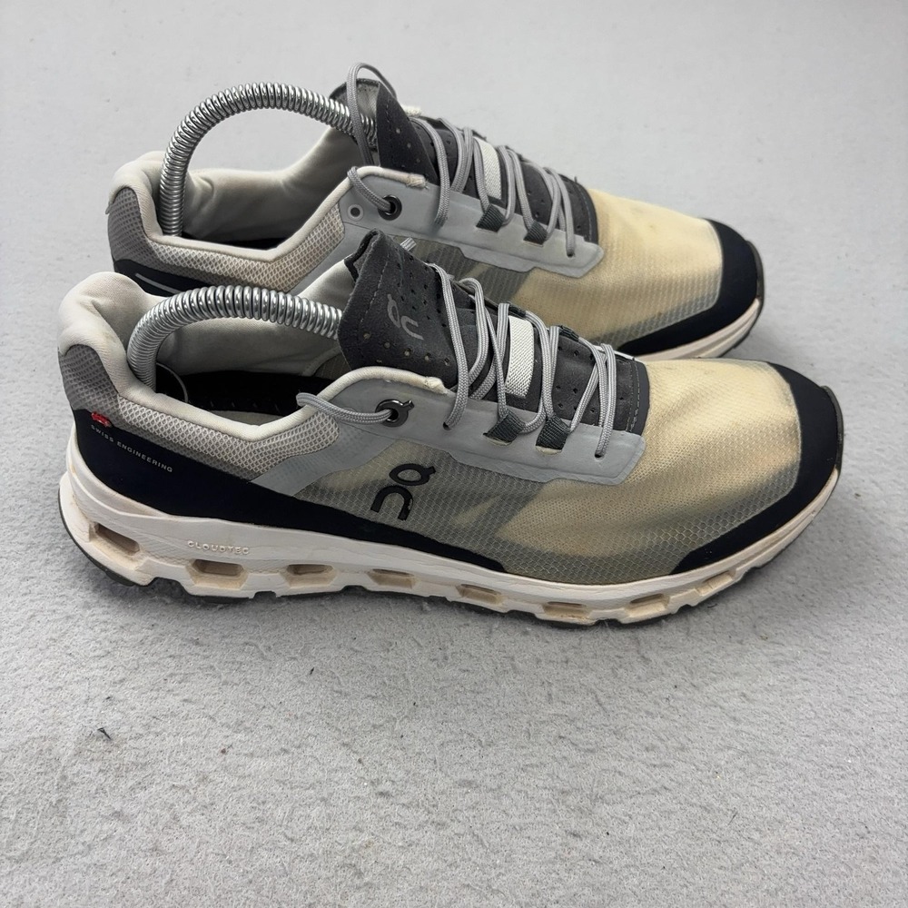 On Cloudvista Shoes Womens Size 10 Beige Cloudtec Running Sneakers Cushioned